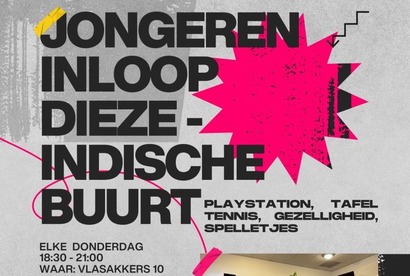 Jongeren inloop de Vlasakkers