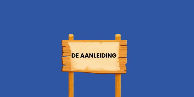 De aanleiding